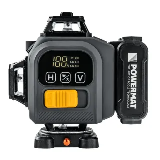 Лазерен нивелир със зелен лъч Powermat PM-PLK-4DM3/ 40 м