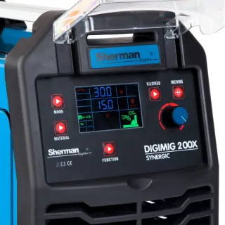 Инверторен телоподаващ апарат SHERMAN DIGIMIG 200X SYNERGIC/ 6.6kVA