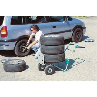 Количка багажна с пневматични колела Wolfcraft TS 1000/ 150 кг