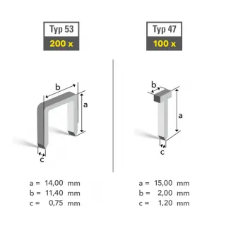 Комбиниран електрически такер TROTEC PTNS 11-230V / 45 W