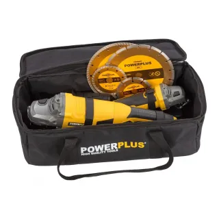 Комплект ъглошлайф Power Plus POWX06250/ 750W/ 2000W