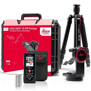 Комплект лазерна ролетка LEICA DISTO X4 + DST 360 + TRI120/ 150м