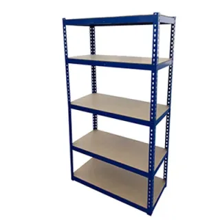 Комплект метален стелаж с 5 рафта SANDK Single Rivet 64531BL-2/ 875кг- 2 бр.
