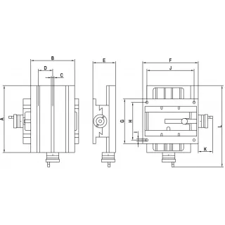 Координатна маса CORMAK ZX7025/ 555x195 мм