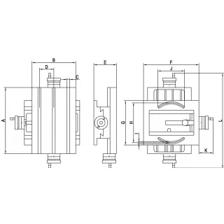 Координатна маса CORMAK ZX7025A/ 640х205 мм