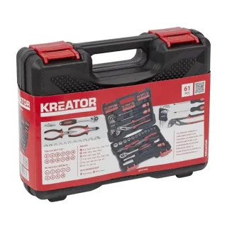 Куфар с инструменти Kreator KRT951008/ 61 бр.