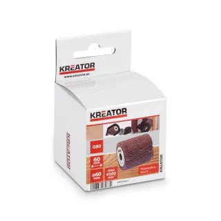 Ламелна ролка с шкурка Kreator KRT270211 - G80