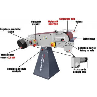 Лентов шлайф CORMAK SM150/ 2100-2800W