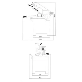 Лентов трион за метал CORMAK BS260G/ 400V