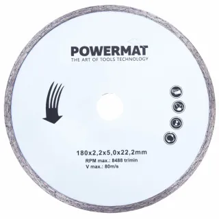 Mашина за рязане на фаянс и теракот Powermat PM-PDG-1800/ 1.8kW