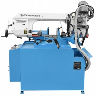 Полуавтоматичен лентов трион за метал CORMAK S-200RH/ 2.1kW