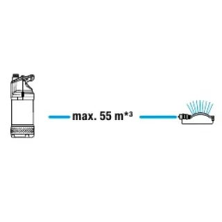 Потопяема нагнетателна помпа с поплавък Gardena 4700/2 / 550W