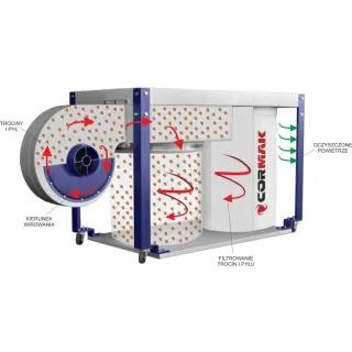 Прахоуловител CORMAK DC 2200/ 2.2 kW
