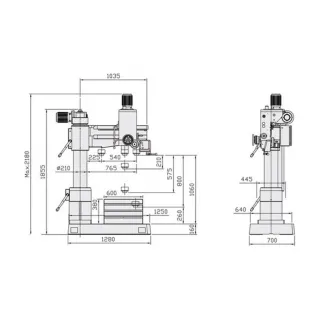 Радиална бормашина Optimum OPTIdrill RD 4/ 3000W