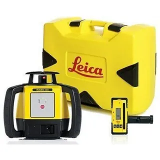 Ротационен лазерен нивелир LEICA Rugby 680 + Rod Eye 140/ 800 м