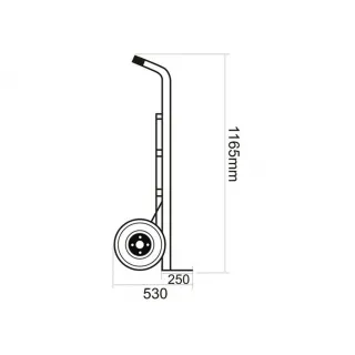 Транспортна количка PROTECO 1040200N/ 200 кг