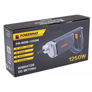 Вибратор за бетон POWERMAT PM-WDB-1250M/ 1250W