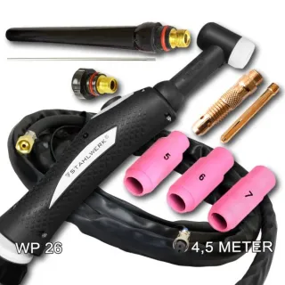 Заваръчен апарат STAHLWERK AC/DC WIG/TIG 200 Puls D IGBT SET FULL/ 20-200A Заваръчен апарат STAHLWERK AC/DC WIG/TIG 200 Puls D IGBT SET FULL/ 20-200A