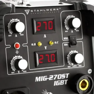 Заваръчен телоподаващ апарат STAHLWERK MIG/MAG 270 ST IGBT/ 45-270А